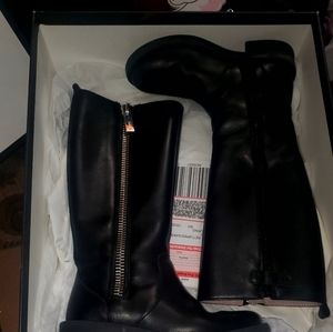 GUCCI STIV. PELLE S. GOMMA ARAGON Nero size 28 Boots 433124BMN00 girl's